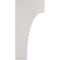 Ekena Millwork 3 1/2"W x 4"D x 8"H Clarksville Wood Vintage Decor Bracket, Chalk Dust White BKTWD04X04X08CVWH - alternate 2